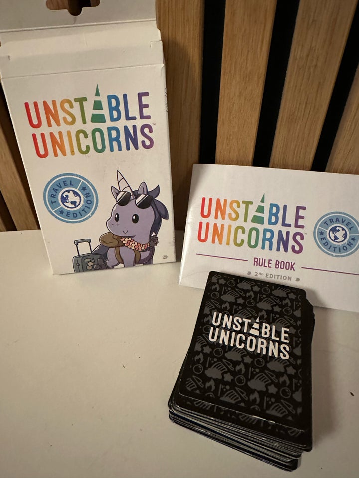 Unstable unicorns rejsespil,