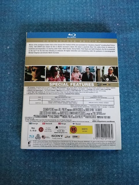 Taxi Driver, Blu-ray, drama