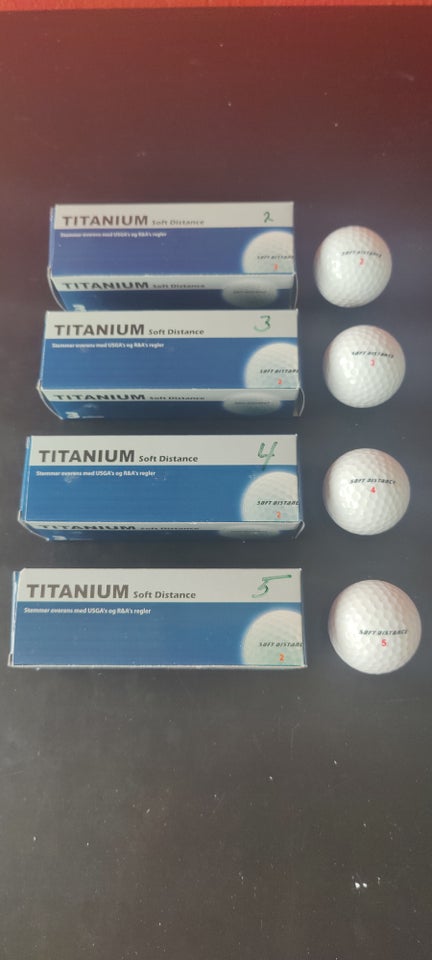 Golfbolde Titanium soft