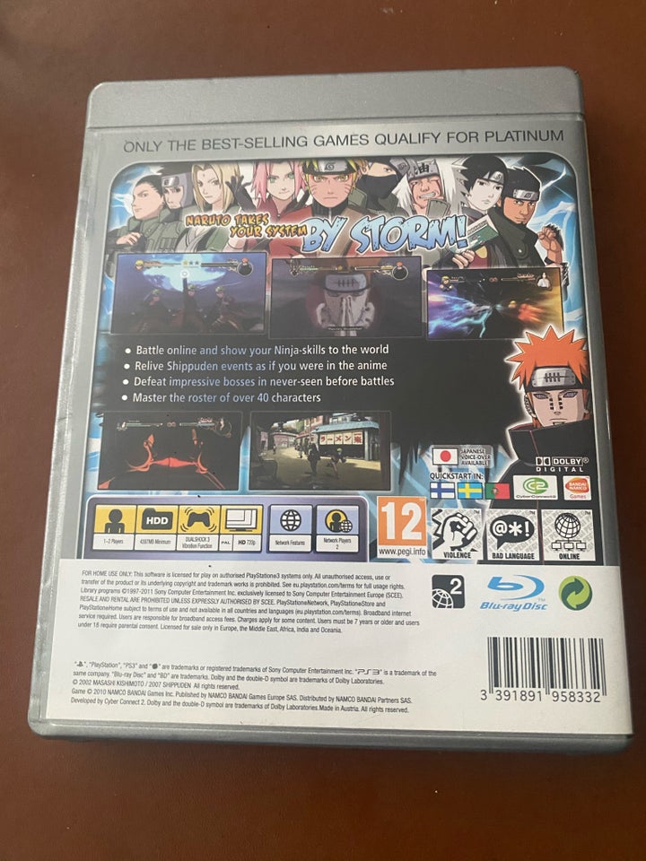 Naruto storm 2 PS3