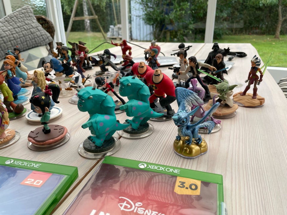 Disney Infinity 1 2 og 3 med mange