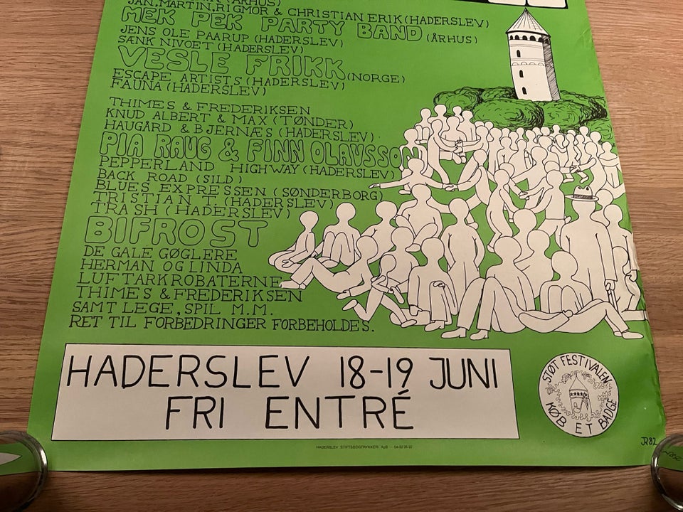 Plakat motiv: Kløften Festival