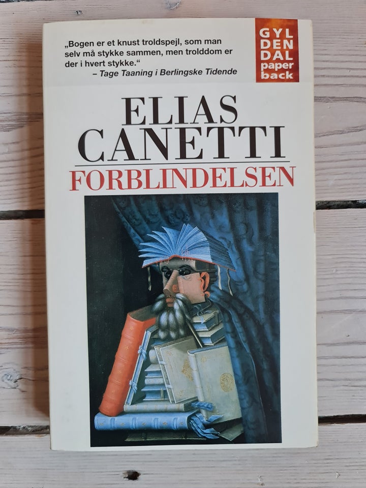 Forblindelsen, Elias Canetti,