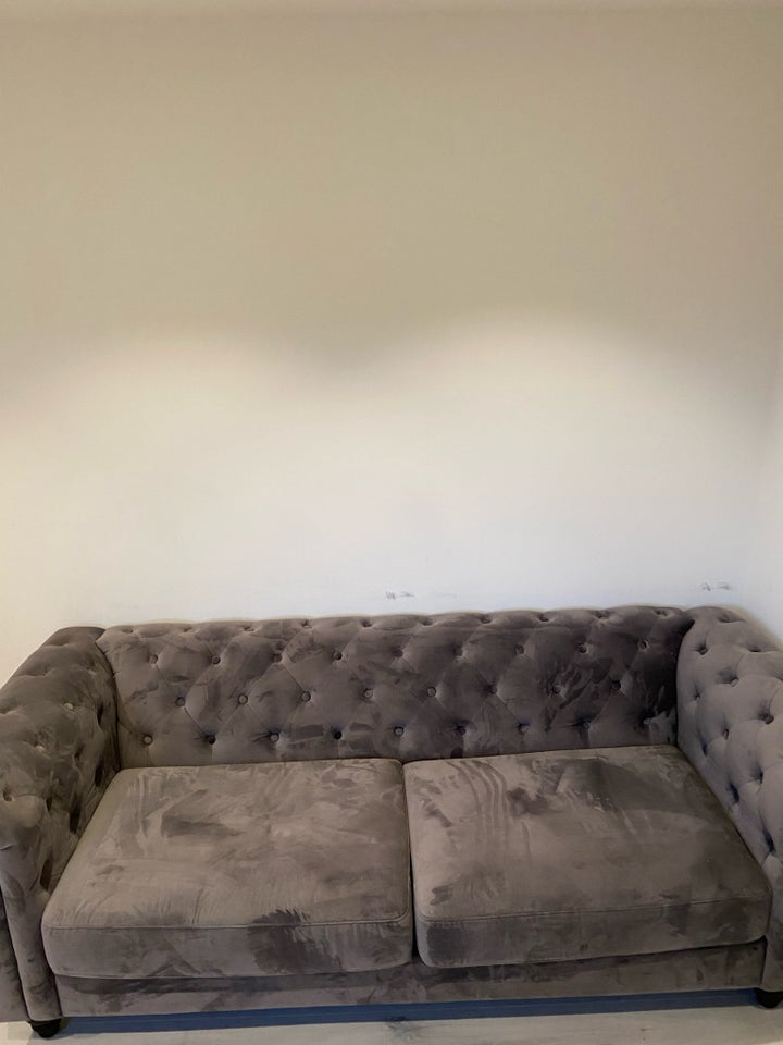 Sofa, velour, 3 pers.