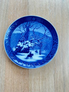 Porcelæn Juleplatte 1967 Royal