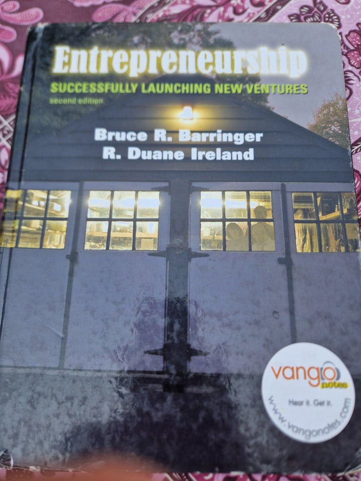 Entrepreneurship Bruce R