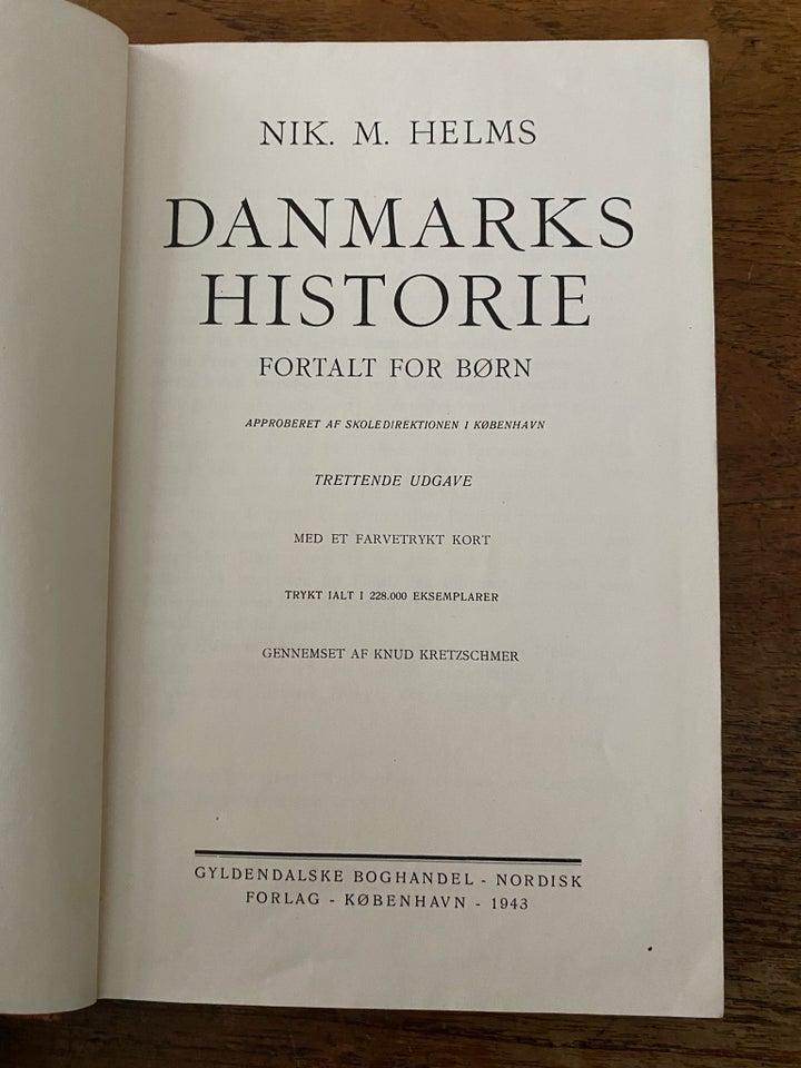 Danmarks Historie fortalt for børn