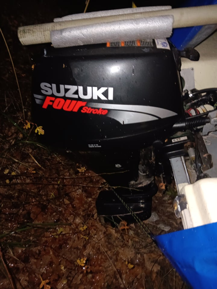 Suzuki påhængsmotor, 15 hk, benzin