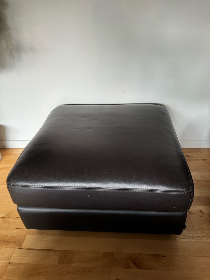 Sofa, læder, 4 pers.