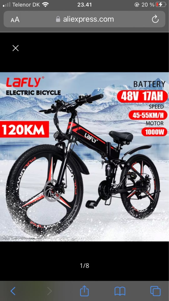 MBK Lafly, full suspension, 26