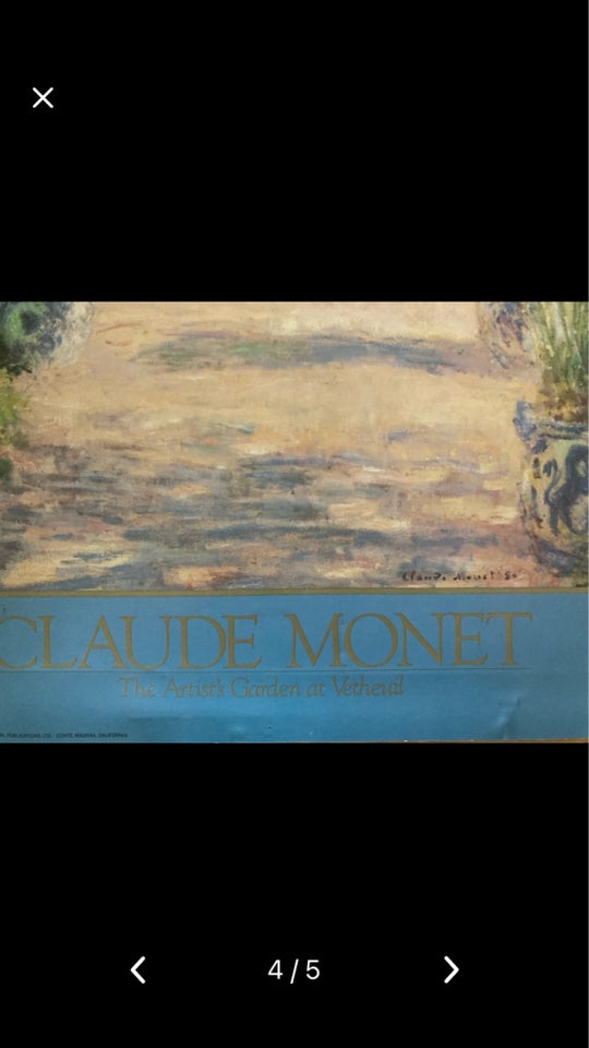 Plakat af Monet maleri Claude