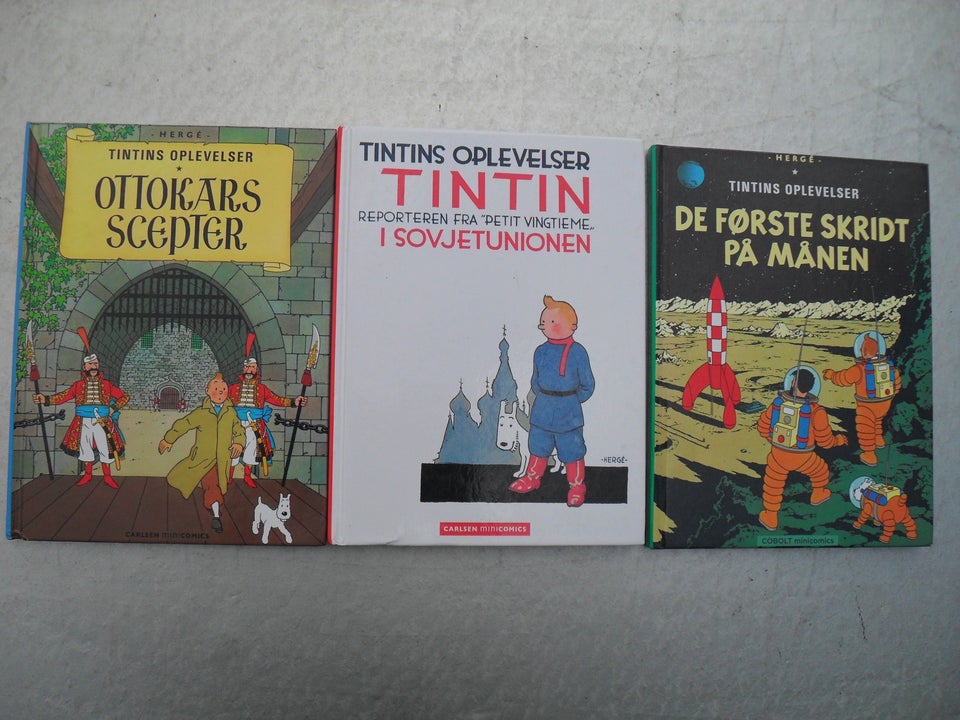 TINTIN MINICOMICS, HERGE,