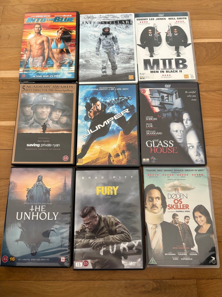 Diverse film, DVD, andet