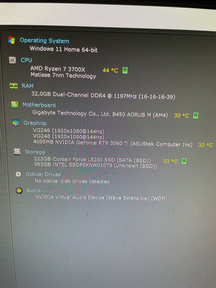 Selvbyg AMD Ryzen 7 3700x Ghz