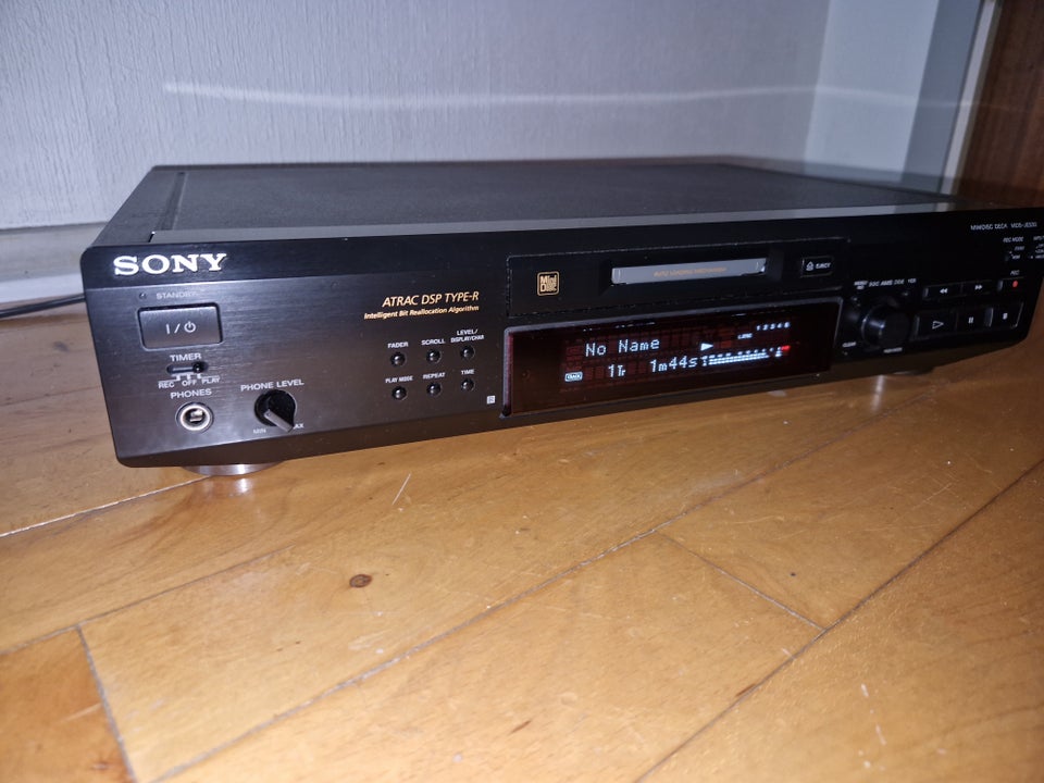 Minidisc afspiller Sony