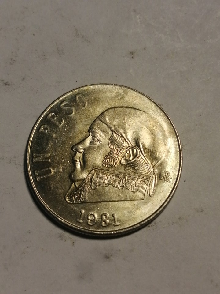 Amerika, mønter, 1 pesos