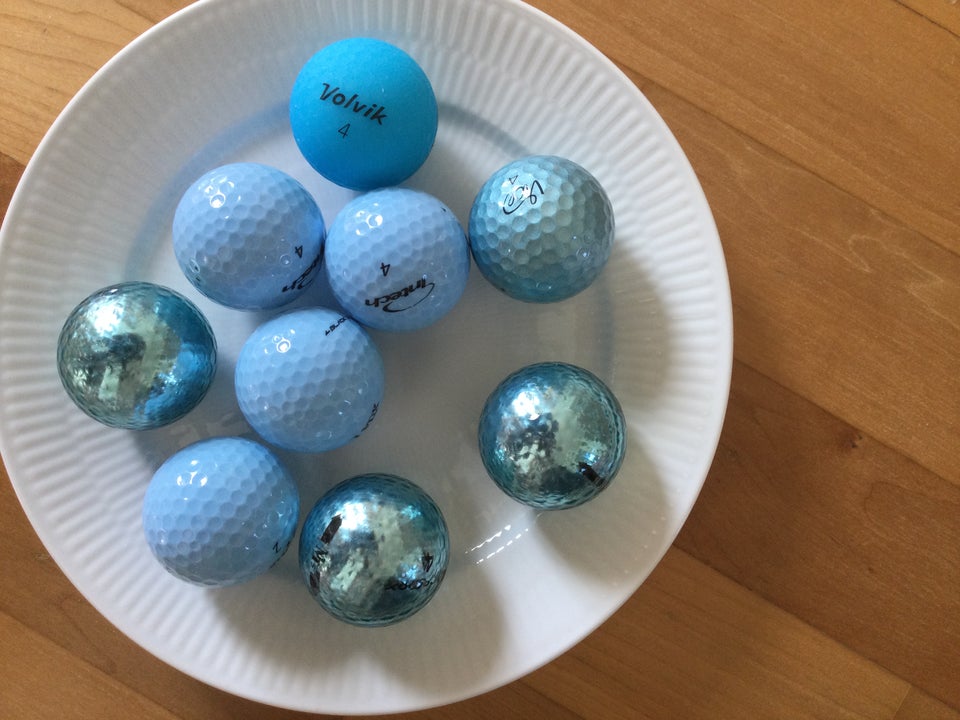 Golfbolde Farvede bolde i