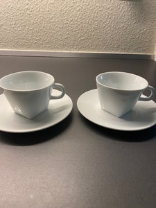 Porcelæn Kopper med underkopper