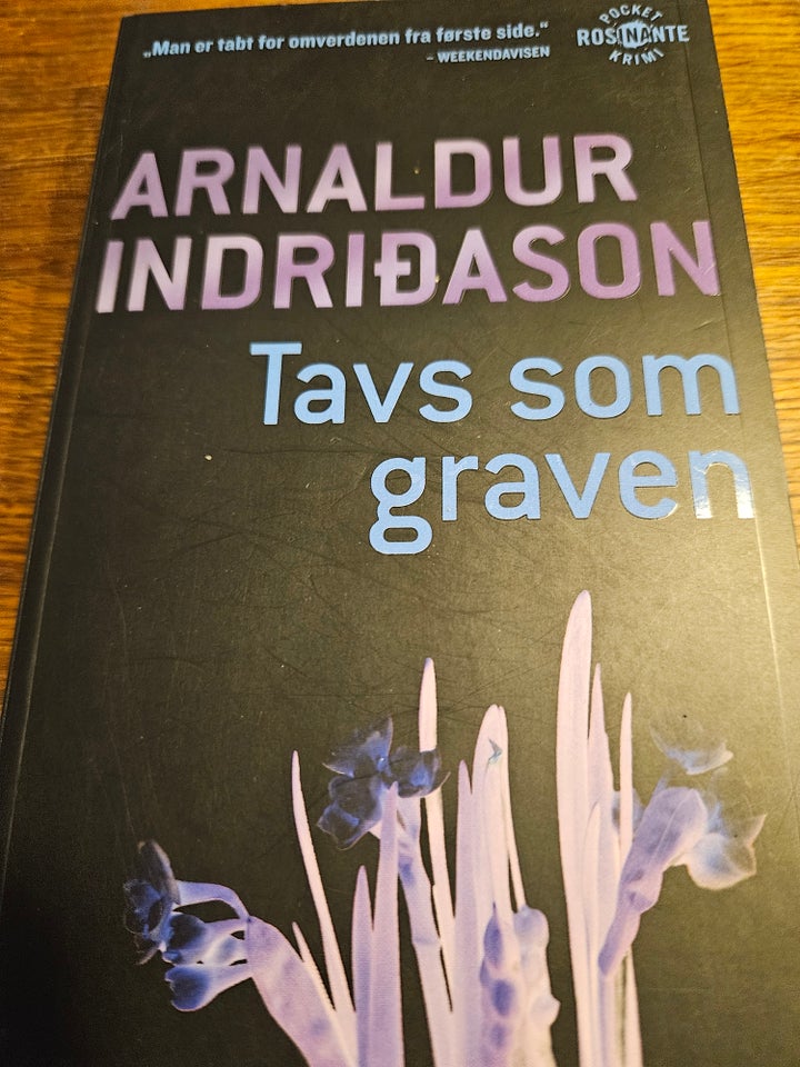 Tavs som en grav, Arnaldur