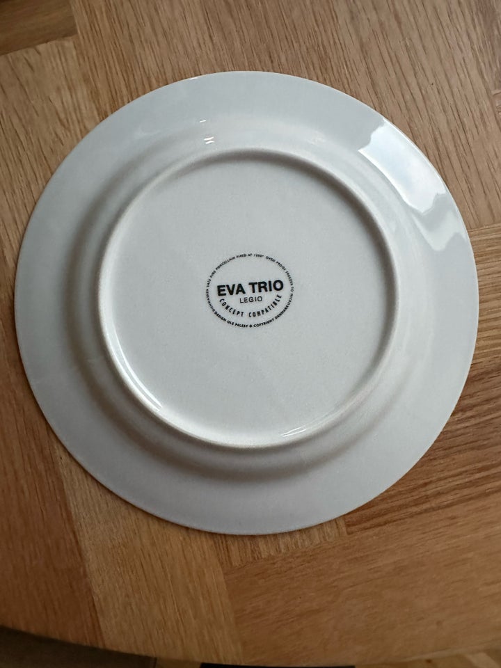 Porcelæn, Tallerken , Eva Trio