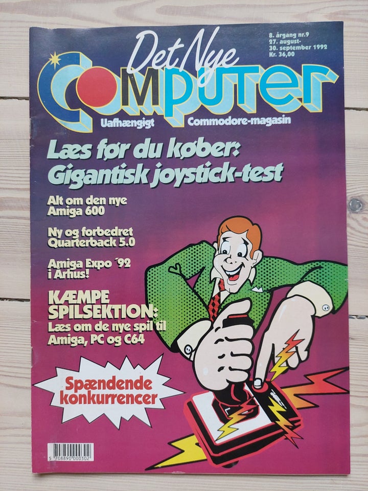 Det nye Computer nr. 9 fra 1992,