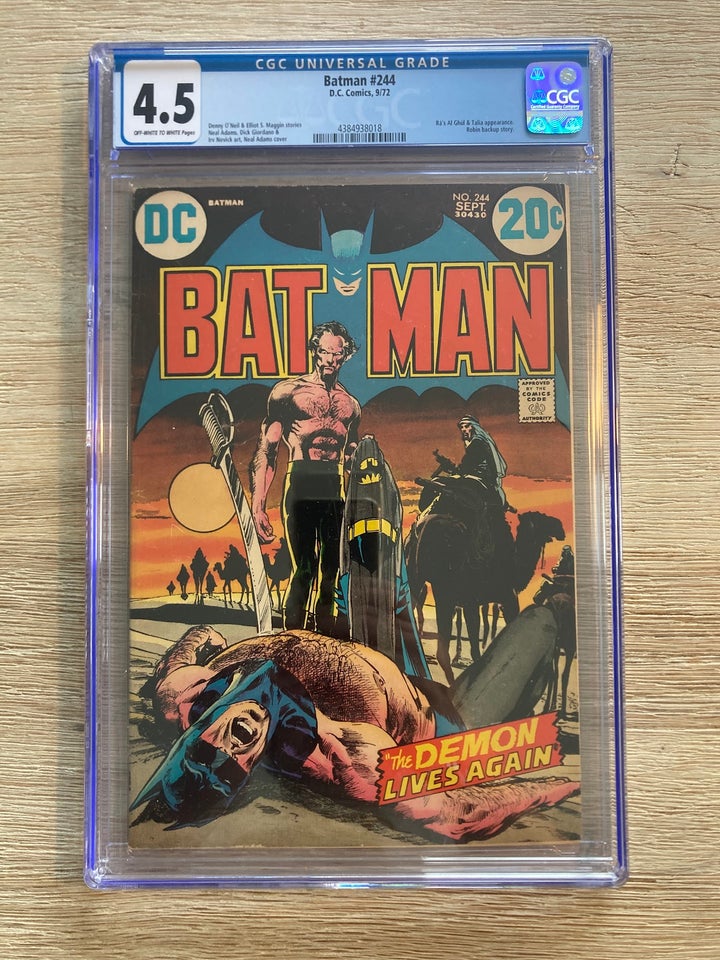 Batman #244 CGC 4.5, Denny O'Neil,