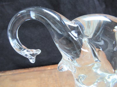 Stor Glas Elefant FM Kunstglas