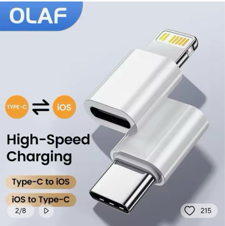 USB Konverter ios to usb c og usb c to