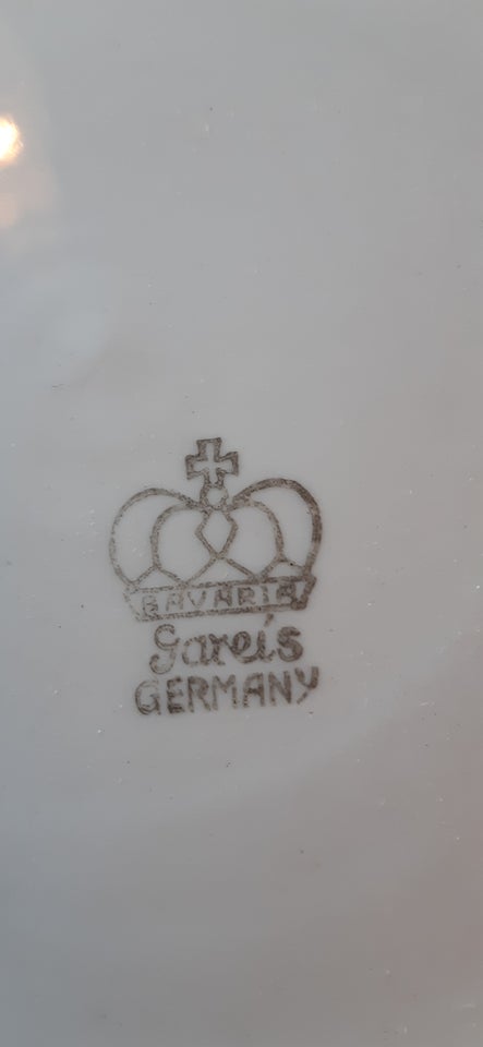 Porcelæn Fad Bavaria Gareis