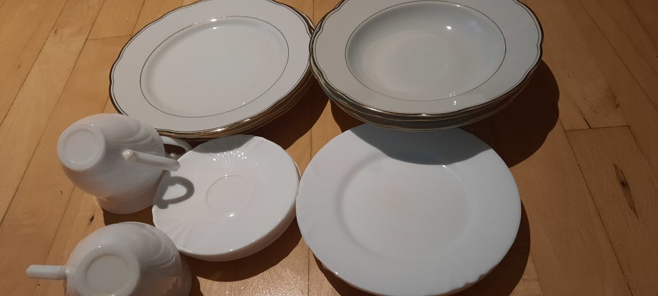 Porcelæn, Tallerkensæt