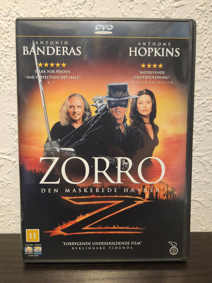 Zorro - Den maskerede hævner, DVD,