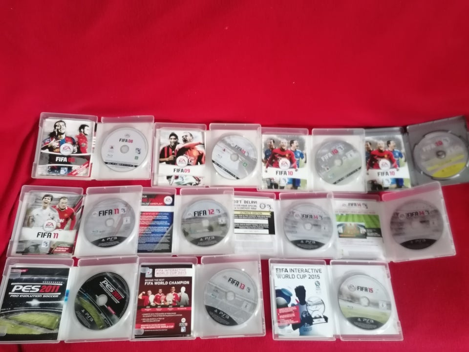 11 spil- FIFA 2008-15, PS3, sport