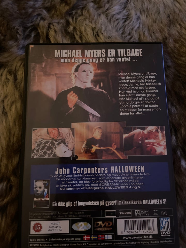 Halloween 5, DVD, gyser