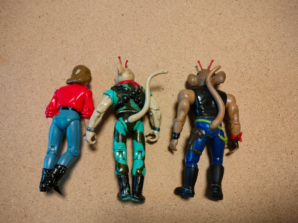 Samlefigurer, Biker Mice 3stk