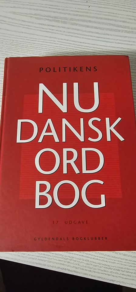 Nu dansk ordbog, Erik Høvring, år