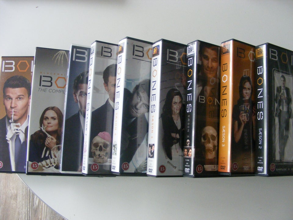 BONES DVD 10 sæsoner, DVD,