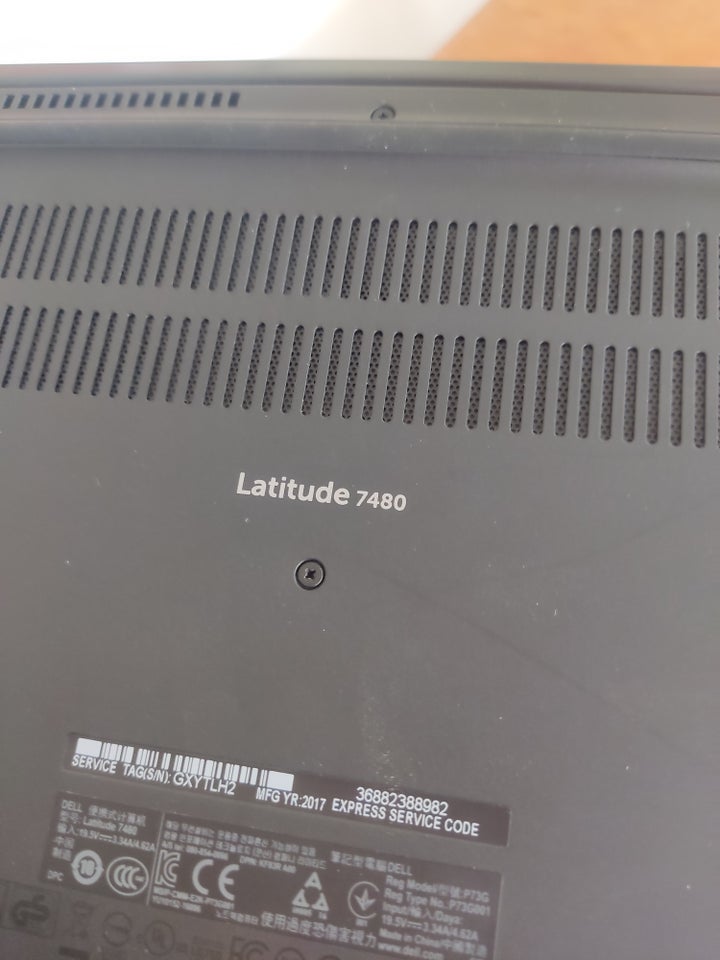 Dell Lattitude 7480 25 GHz 16 GB