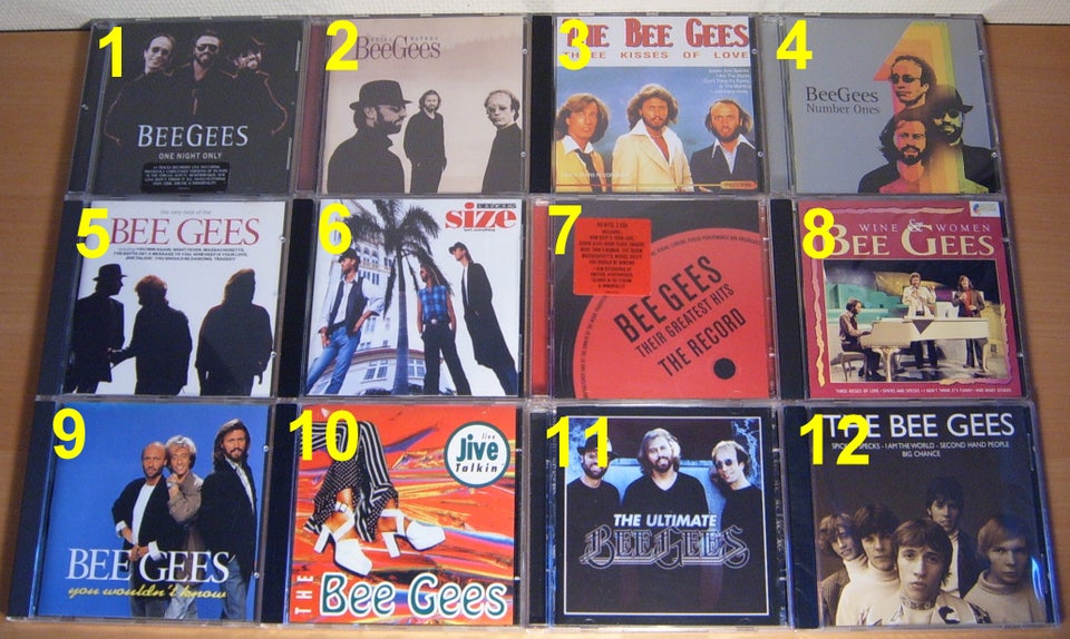 Bee Gees: 10 Titler, pop