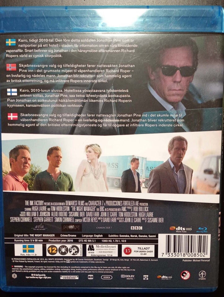 The night manager, Blu-ray, krimi