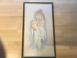 Billede 255 x 45cm Broderi