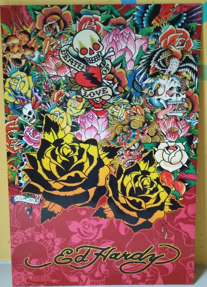 Plakat, Ed Hardy, motiv: "Death Of