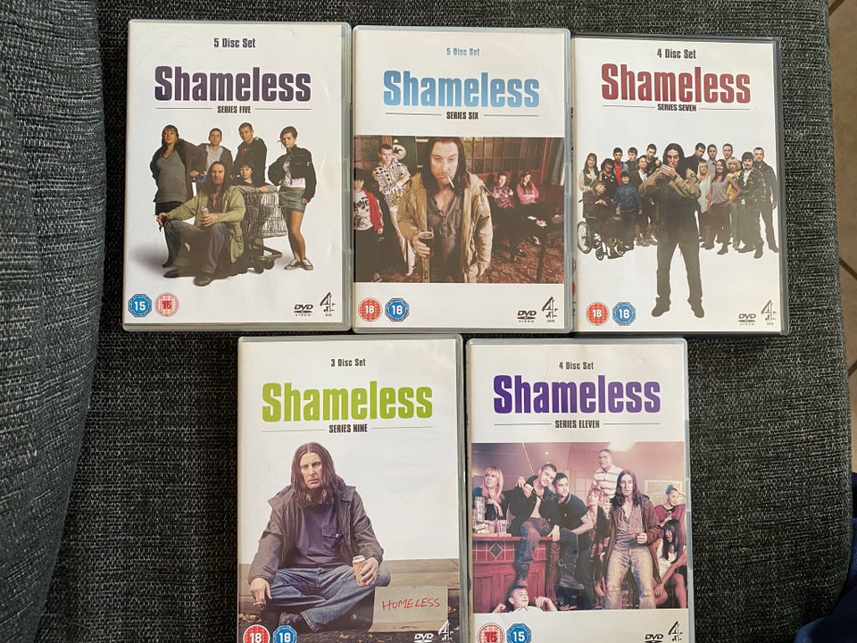 Shameless, DVD, TV-serier