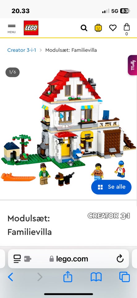 Lego Creator, 31069 Familievilla