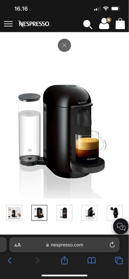 Nespresso Vertuo Kaffemaskine 