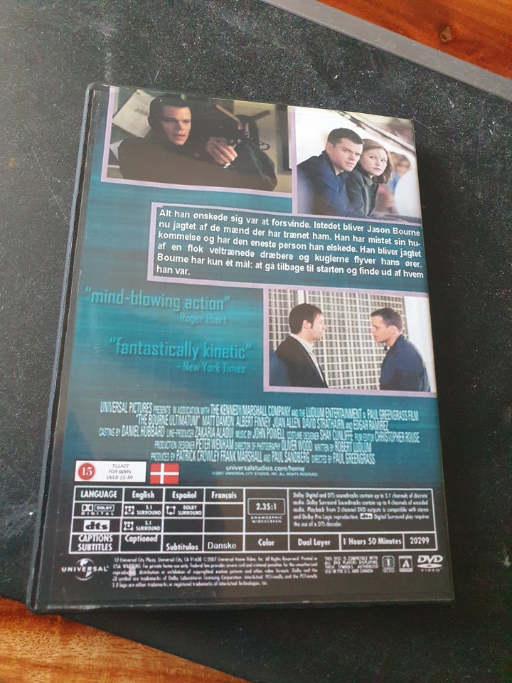 The Bourne ultimatum DVD action