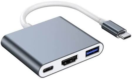 Adapter, USB C HDMI 3 i 1