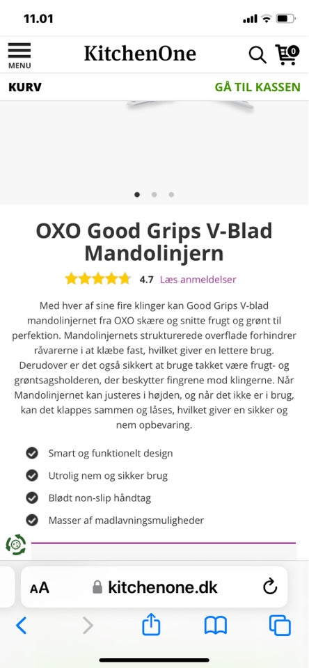 Mandolin jern Oxo