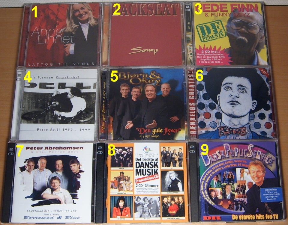 Various: 2-Disc CD'er, Danske