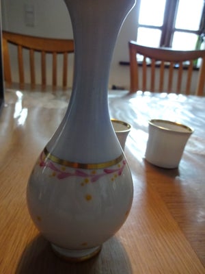 Porcelæn Vase og lysestager