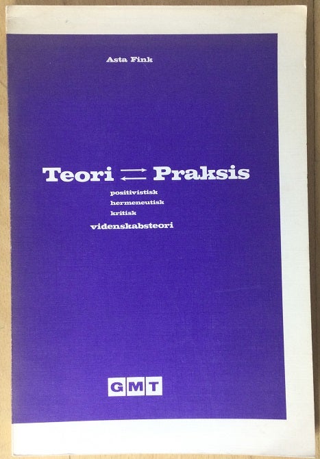 Teori - Praksis, Asta Fink, emne: